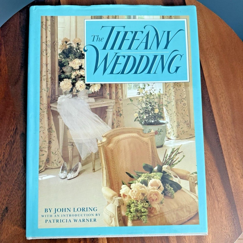 Vintage 1988 The Tiffany Wedding J Loring First Edition Hardcover Coffee Table